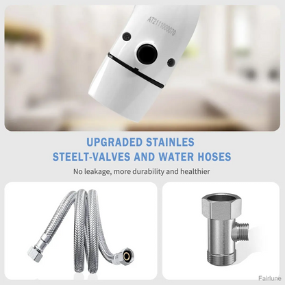 Ultra-Slim Bidet Attachment for Toilet – Dual Nozzle with Self Cleaning & Adjustable Water Pressure