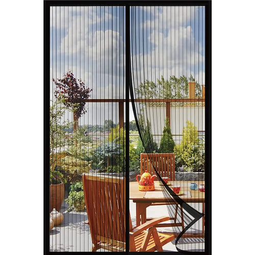 Magnetic Mesh Screen Door Curtain – Breathable Mosquito Protection with Magnetic Closure
